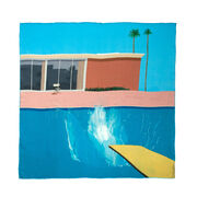 David Hockney A Bigger Splash silk scarf